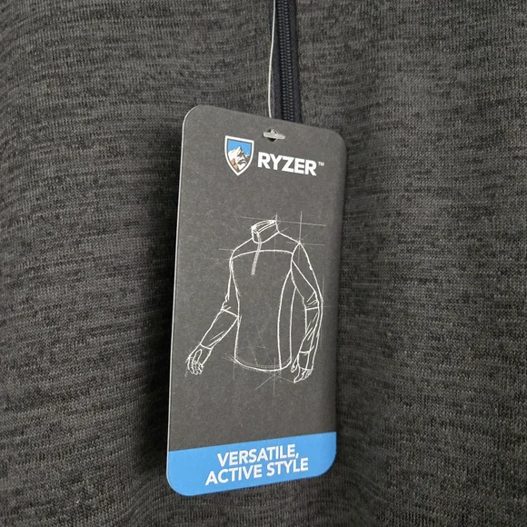 NWT Kuhl Ryzer 1/4 Zip Men's Pullover Size Medium Midnight Blue Navy Gray NEW - Picture 5 of 11